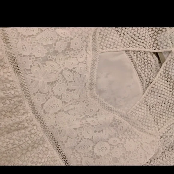 BHLDN Edina dress, ivory, size 16 - Picture 5 of 8